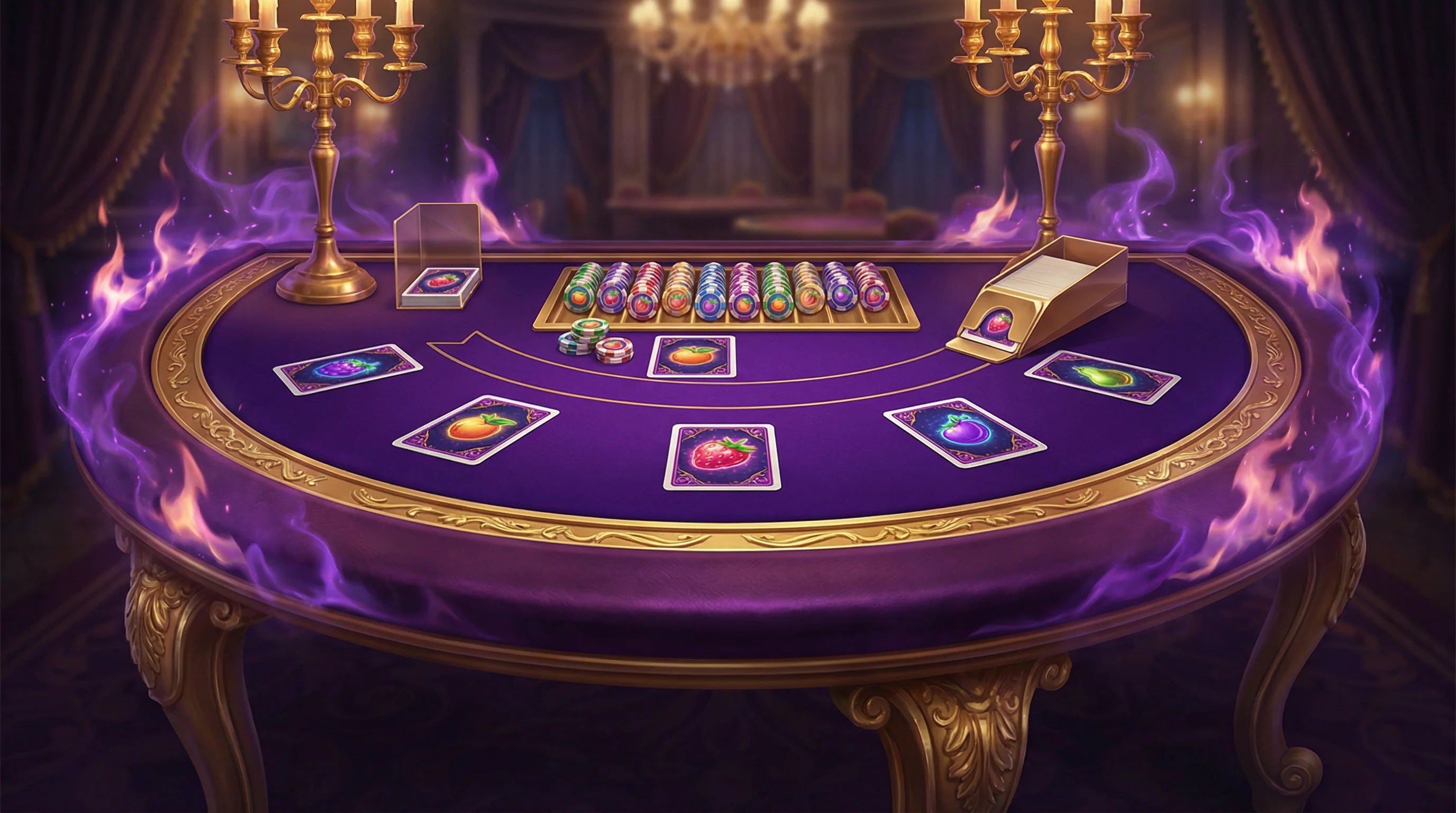 Blackjack 21 com Tema Místico - win444